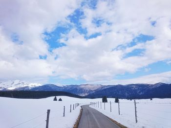 Snow covered landscape