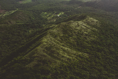 High angle view of landscape