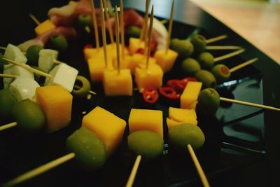 Close-up of food in kitchen