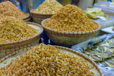 Close-up of food for sale at market stall