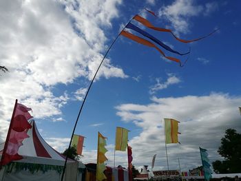 Low angle view of cloudy sky