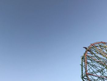 Low angle view of blue sky