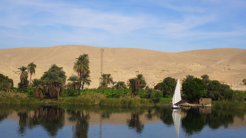 Scenic view of lake