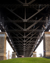 Low angle view of sydney harbor bridge 