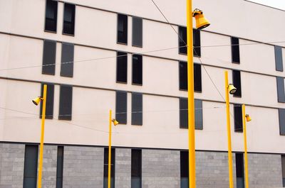 Low angle view of yellow building