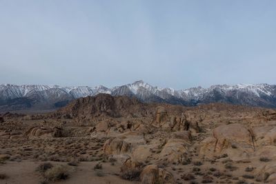 View of mt. whitney from the alabama hills
