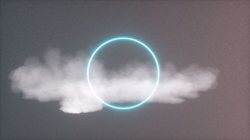 View of moon against sky