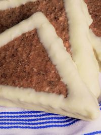 Close-up of bread in plate