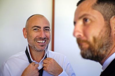Portrait of a smiling young man