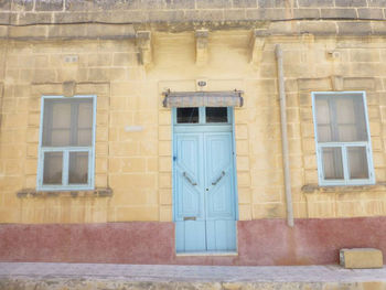 Windows of building