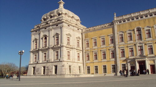 View of historical building against clear sky