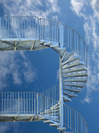 Low angle view of bridge against sky