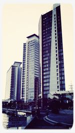 Modern buildings in city