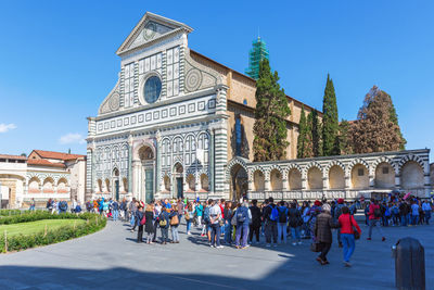 Group of people in historic building