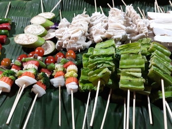 Close-up of vegetables for sale