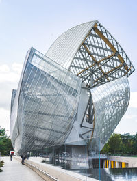 Low angle view of modern building