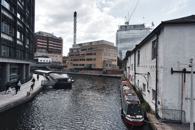 Boats in canal