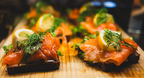 Close-up of food
