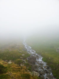 Scenic view of landscape against sky