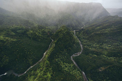 High angle view of landscape