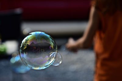 Close-up of bubble bubbles