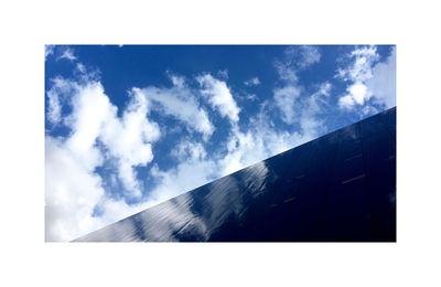 Low angle view of cloudy sky