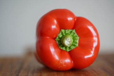 Close-up of tomatoes on table