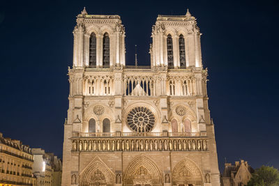 Low angle view of historical building against sky