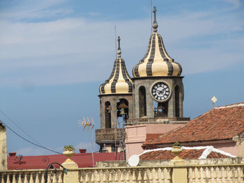 Low angle view of building against sky