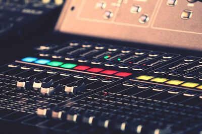 Close-up of computer keyboard