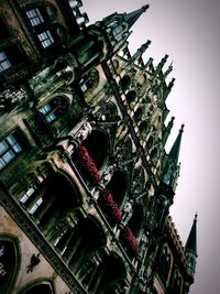 Low angle view of historical building against sky