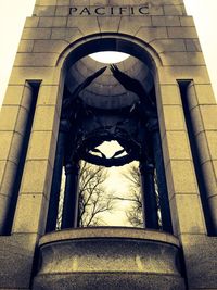 Low angle view of building against sky