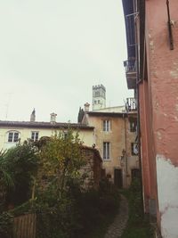 Building with trees in background