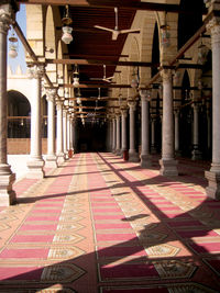 Corridor of building