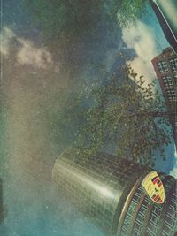 View of train on road