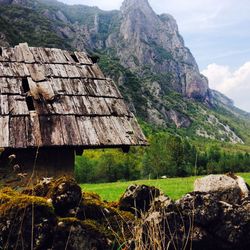 Houses in a village