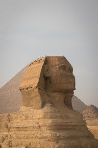Low angle view of a statue
