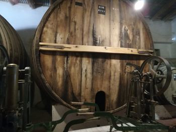 View of machine part in factory