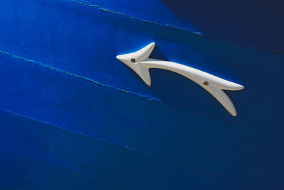 High angle view of a airplane