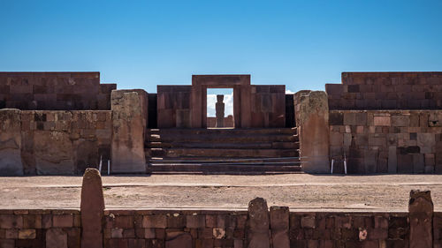 Archeological site in la paz, bolovia