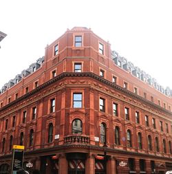 Low angle view of building against sky
