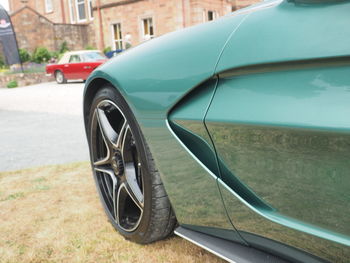 Close-up of vintage car