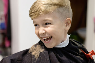 Portrait of smiling boy