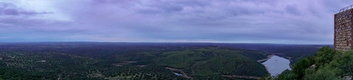 Panoramic view of landscape against sky