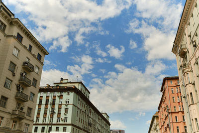 Low angle view of building against sky