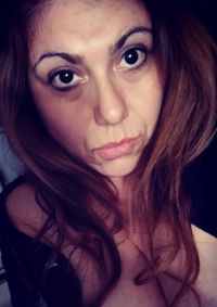 Close-up portrait of woman