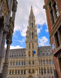 Low angle view of historic building against sky