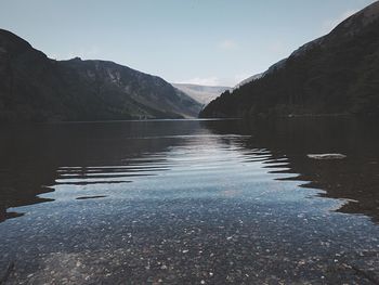 Scenic view of lake