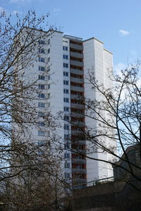 Low angle view of modern building