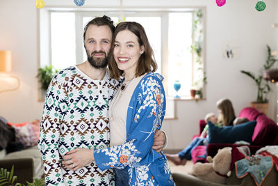 Portrait of smiling couple